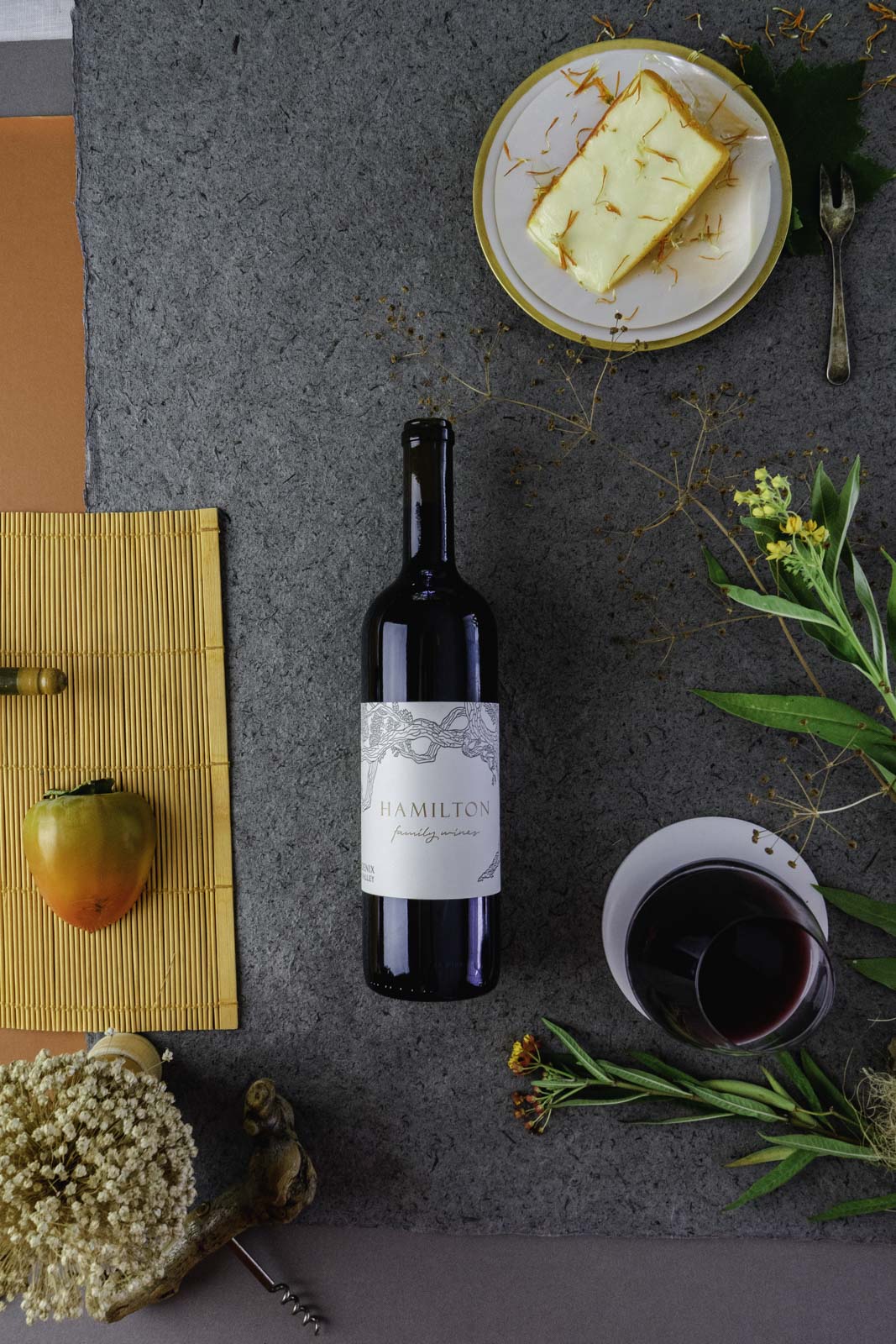 Hamilton Wine Label