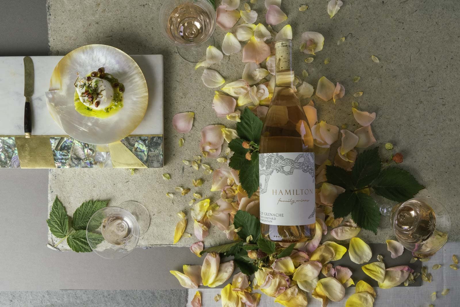 Hamilton Wines Label Design Lifestyle Photography