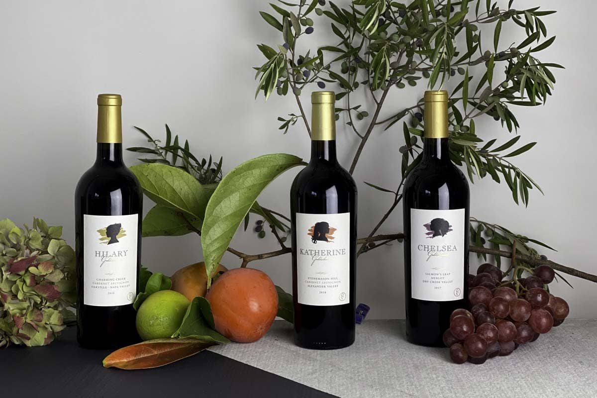 Image showcasing the Goldschmidt brand's Sister Wines collection, featuring elegantly designed wine bottles that highlight the unique character and quality of each varietal, presented in a visually appealing arrangement that reflects the brand's commitment to excellence in winemaking.
