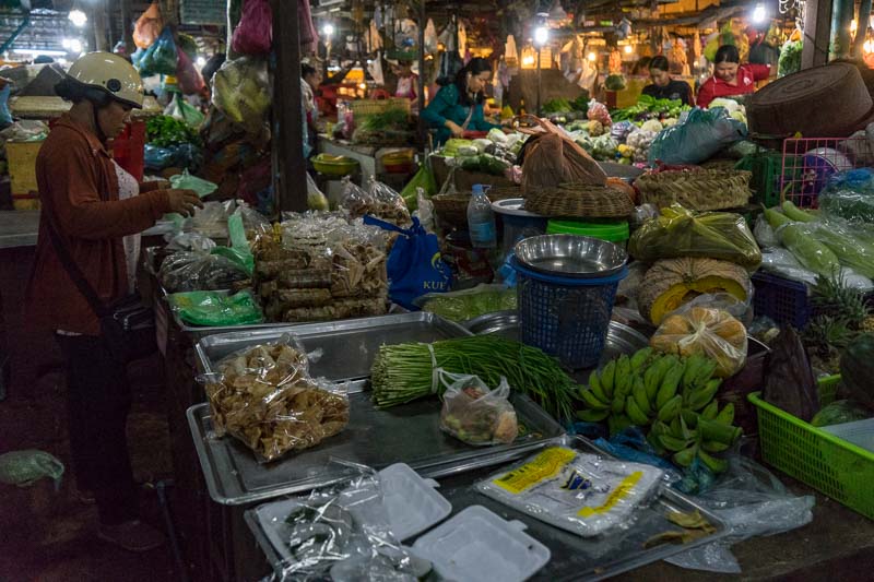 A market in Cambodia