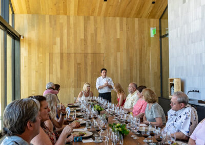 A wine and food pairing lunch at Silver Oak for experience, Alexander Valley